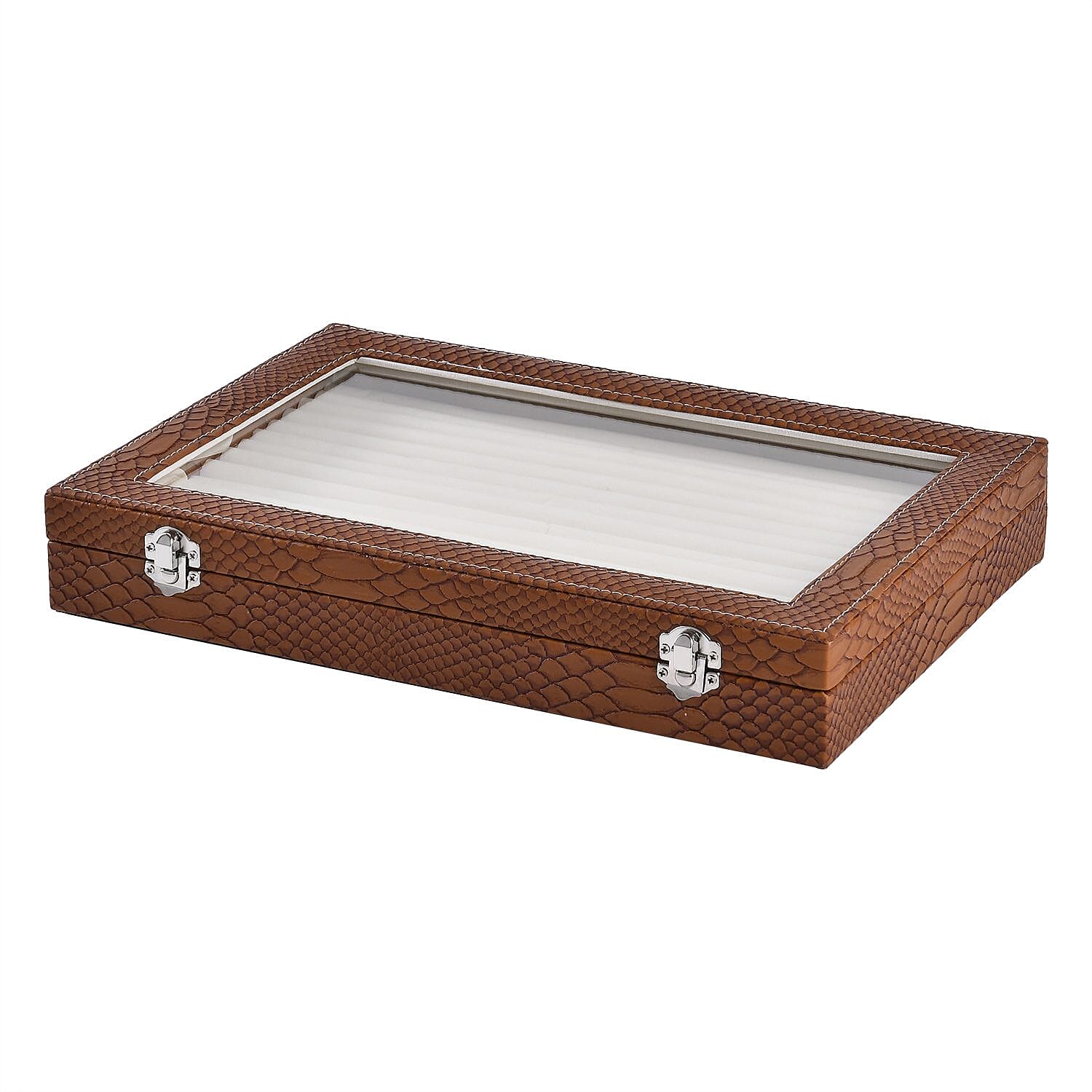 Animal Ring Box (Size 13x9x2 in) - Brown & Black