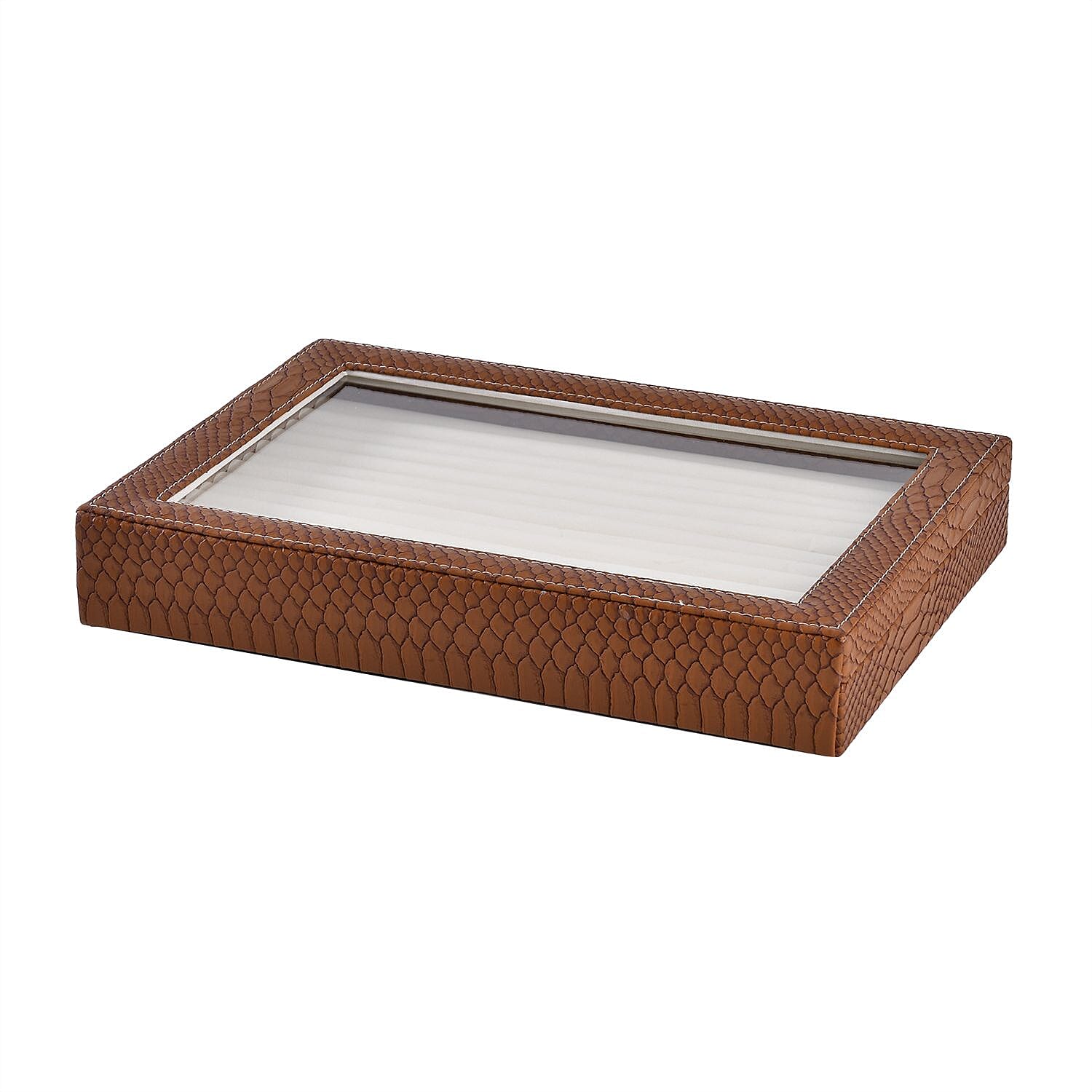 Animal Ring Box (Size 13x9x2 in) - Brown & Black