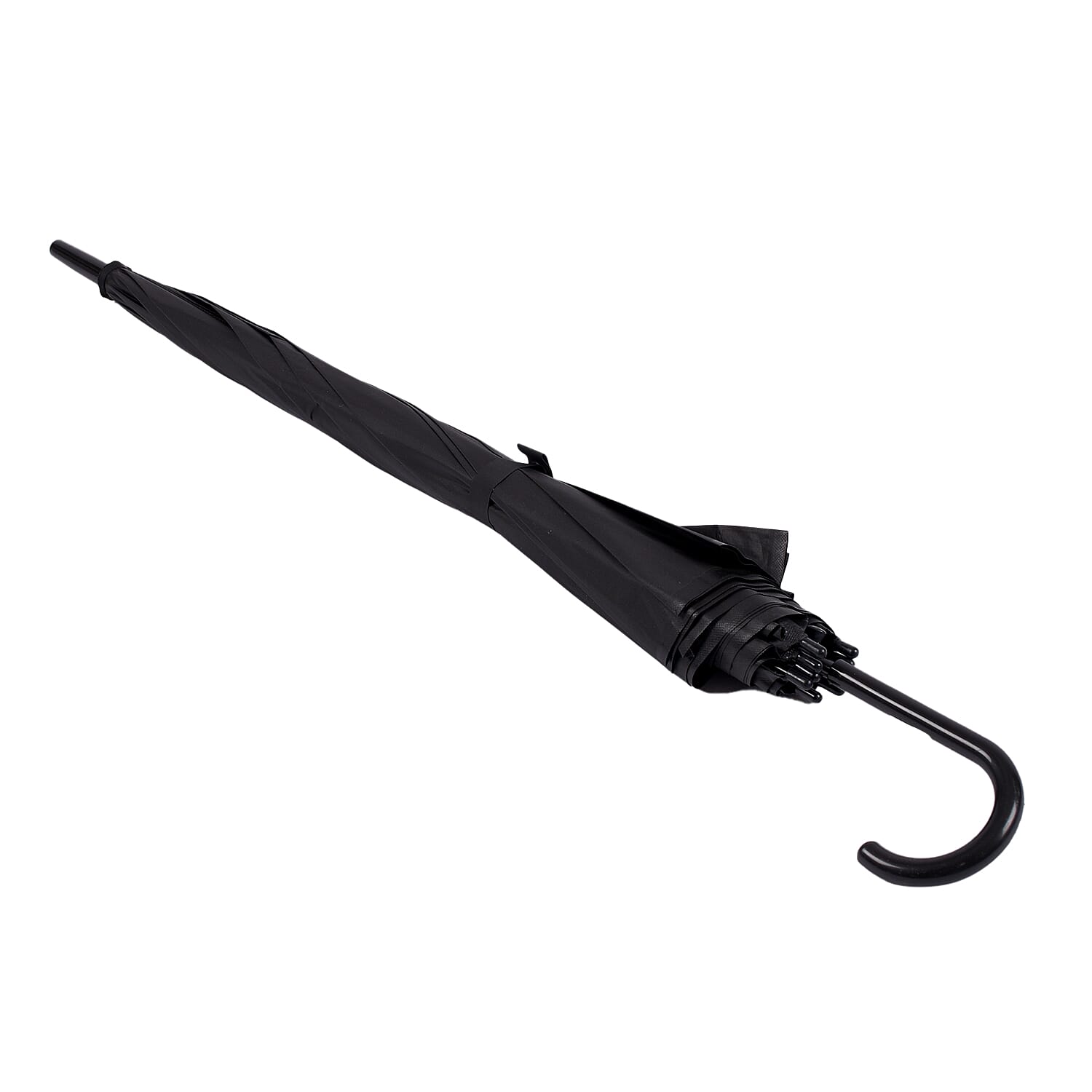 Value Buy Deal - Semi Automatic Frosted Umbrella - Black