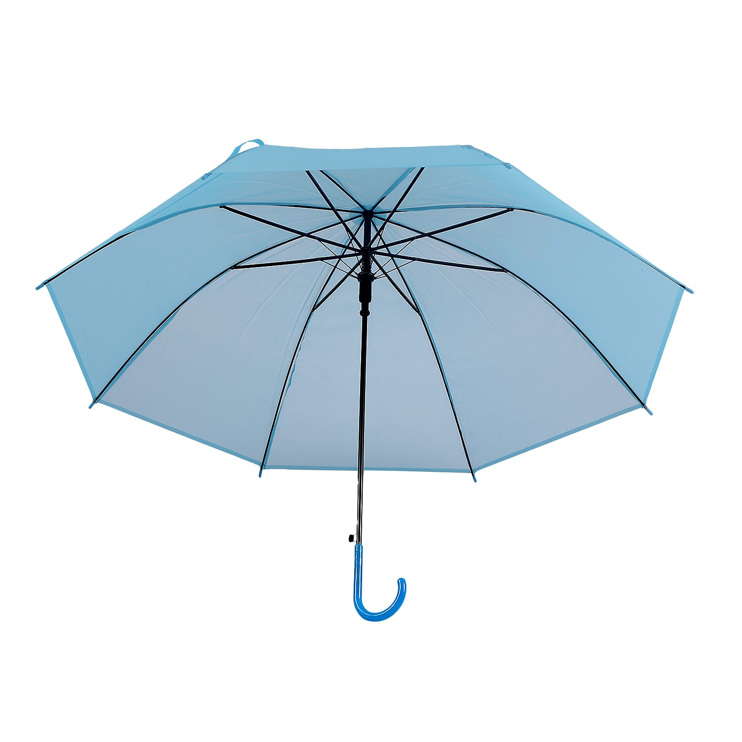 Value Buy Deal - Semi Automatic Frosted Umbrella - Blue