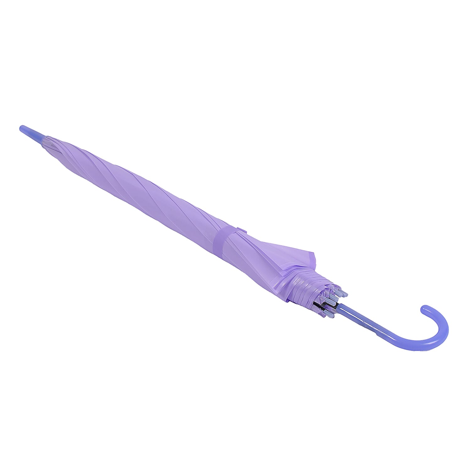 Semi Automatic Frosted Umbrella - Purple
