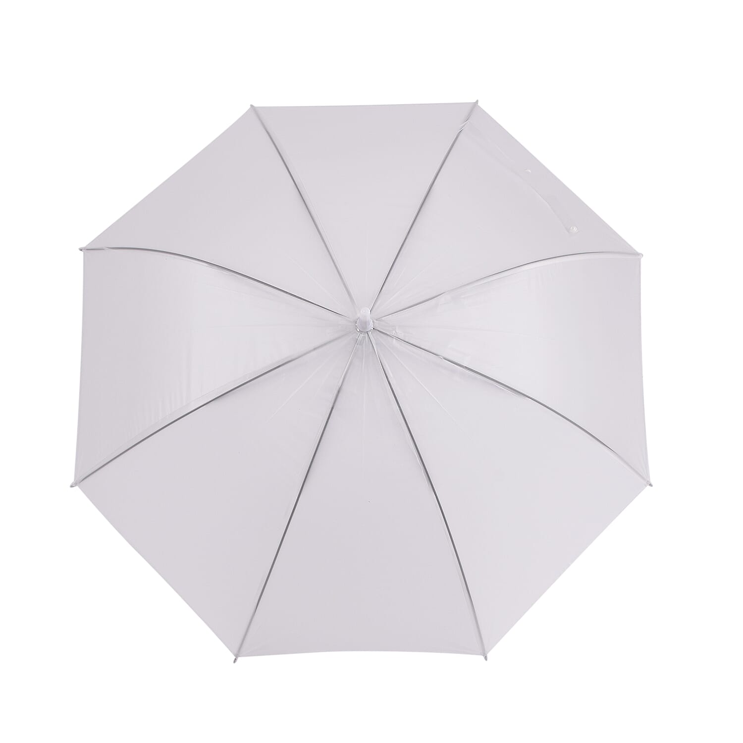 Semi Automatic Frosted Umbrella - White