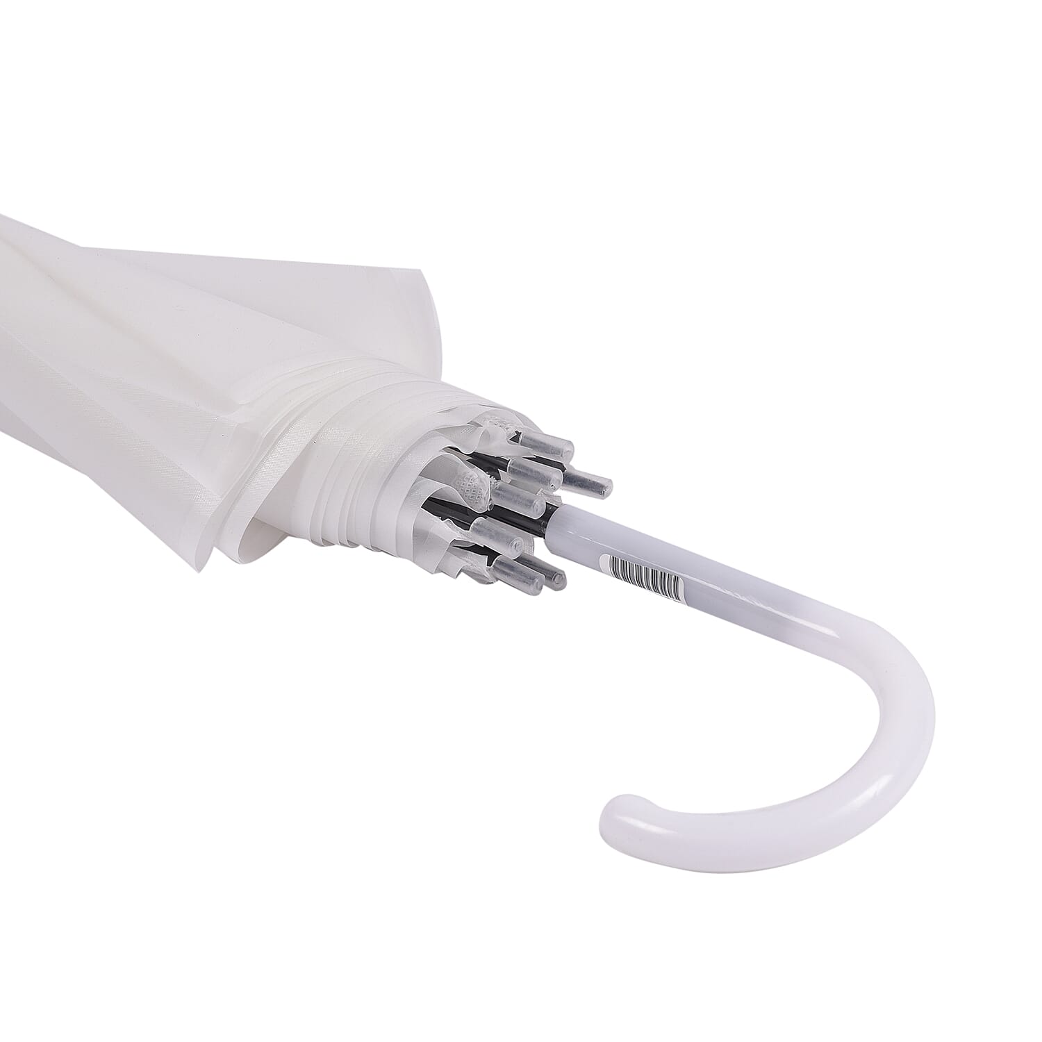 Semi Automatic Frosted Umbrella - White