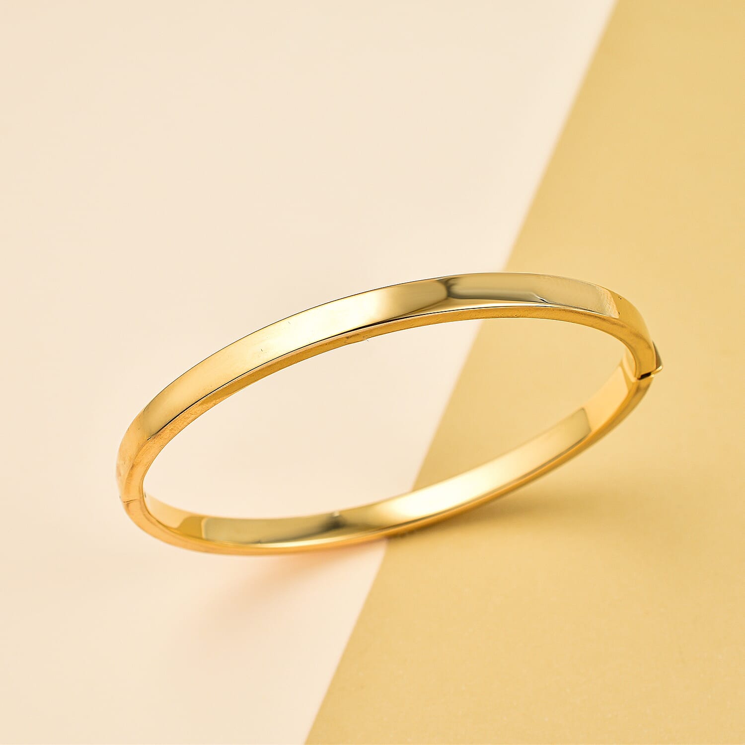 ILIANA- 18K Yellow Gold Bangle (Size 7), Gold Wt. 13.50 Gms