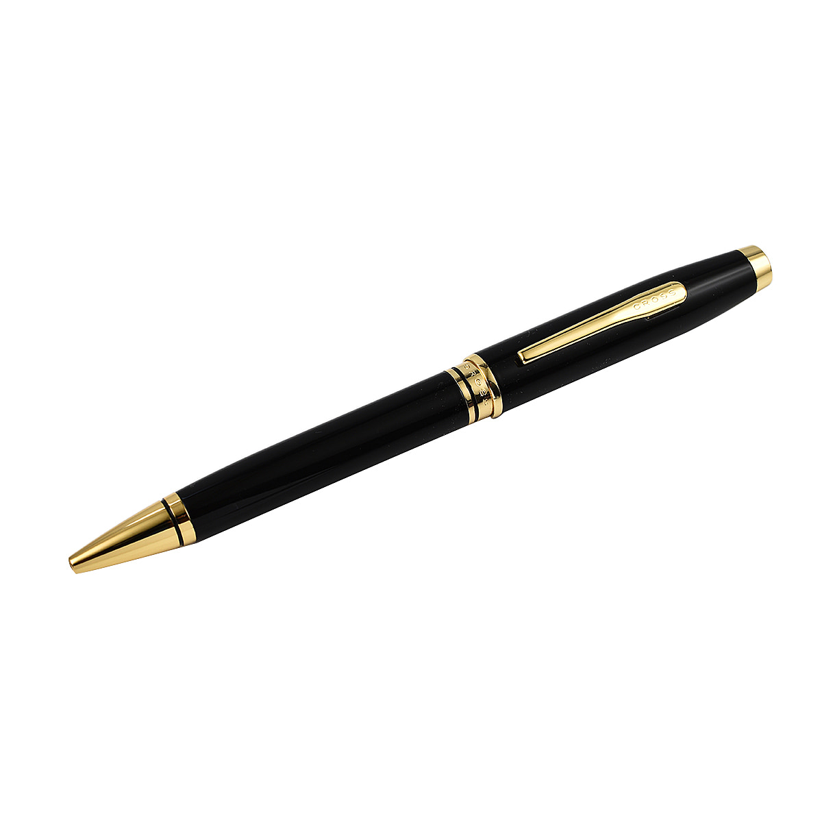 Cross-Coventry-Ballpoint-Pen-Black-Lacquer-with-Gold-Tone