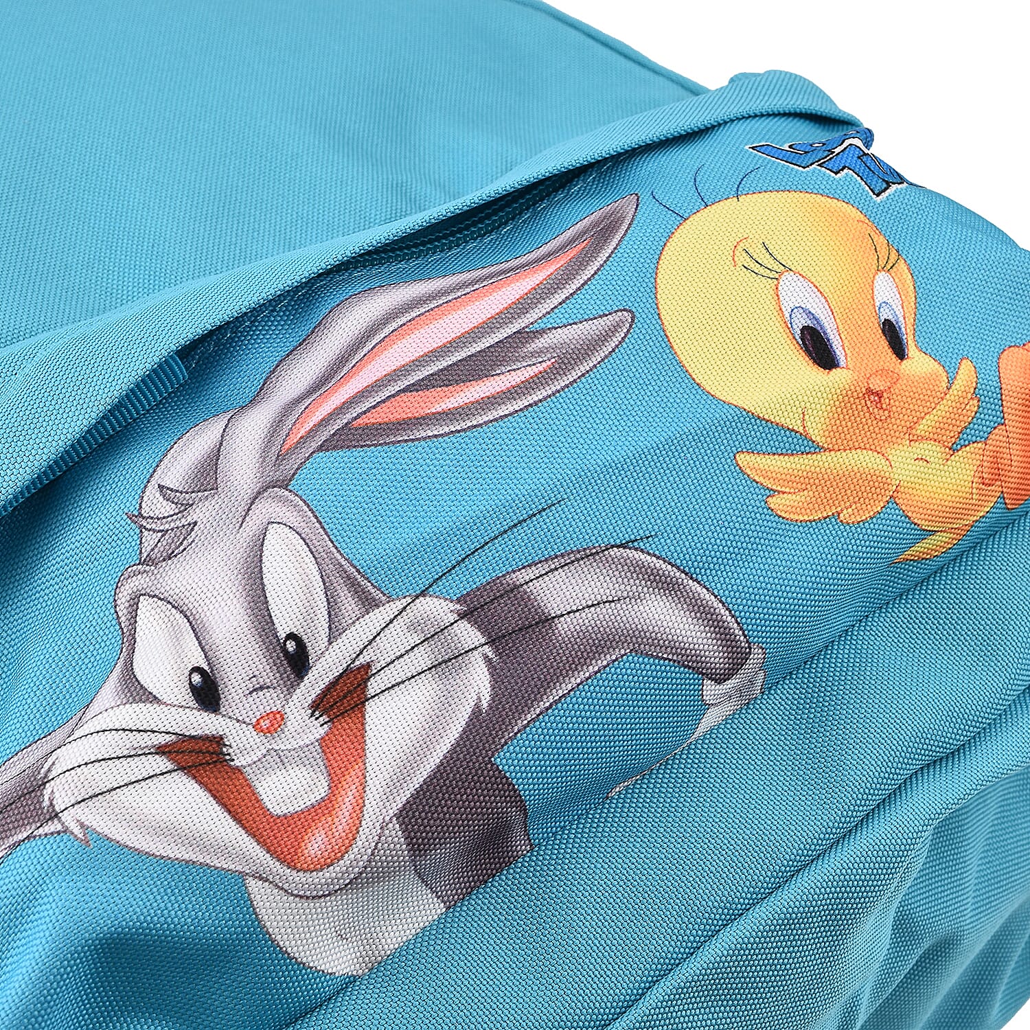 Looney Tunes Kids Blue Backpack Featuring Bugs Bunny and Tweetie Pie New- Blue