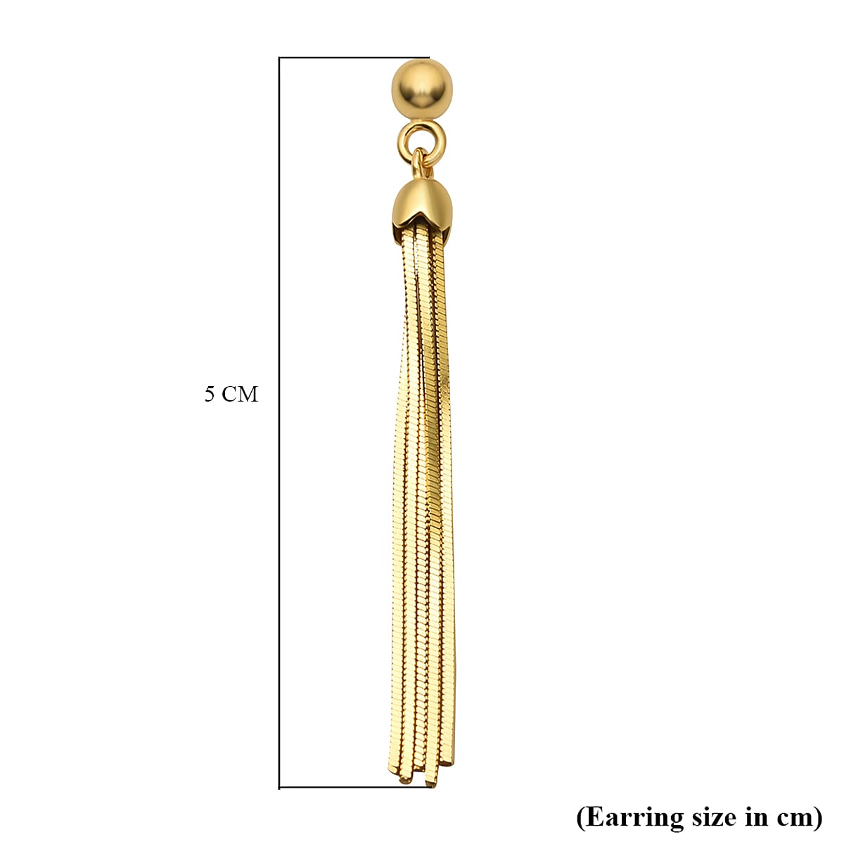 New York Close Out Deal - Yellow Gold Overlay Sterling Silver Earrings With Push Back