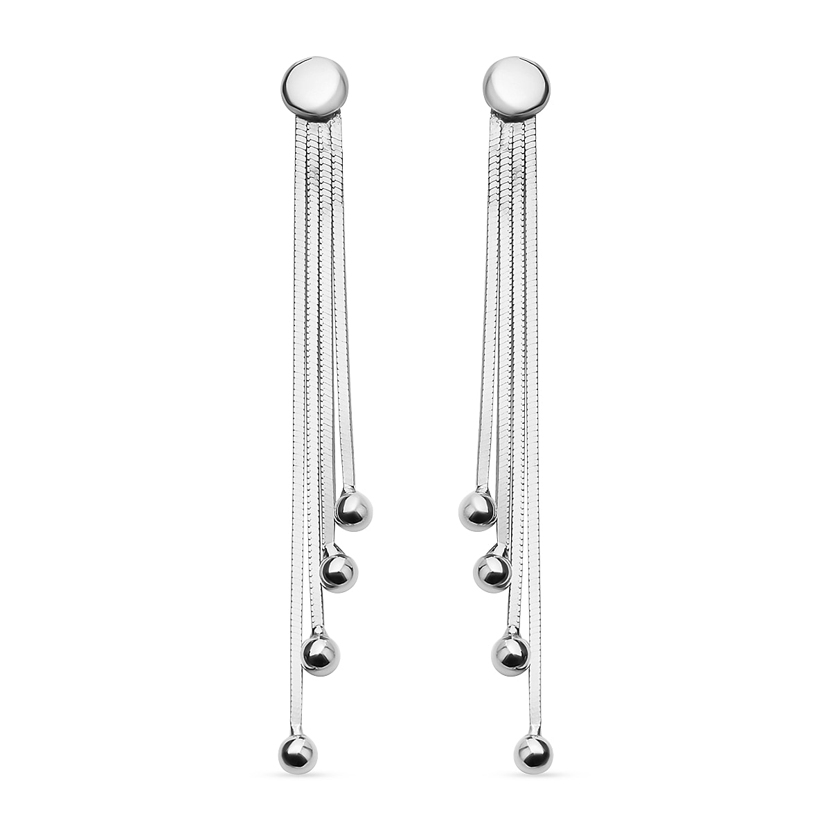 NY Close Out Deal - Rhodium Overlay Sterling Silver Earrings