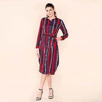 https://tjcuk.sirv.com/Products/76/0/7603146/TAMSY-Striped-Pattern-Women-s-Dress-Black-and-Red_7603146.jpg?w=342&h=342