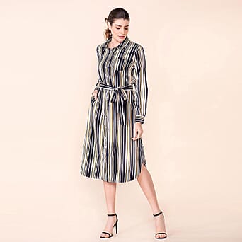 https://tjcuk.sirv.com/Products/76/0/7603160/TAMSY-Striped-Pattern-Women-s-Dress-Black-and-Stone_7603160_2.jpg?w=342&h=342