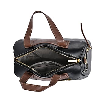 https://tjcuk.sirv.com/Products/76/0/7603766/100-Genuine-Leather-Crossbody-Bag-with-2-Long-Shoulder-Straps-Black_7603766_4.jpg?w=342&h=342