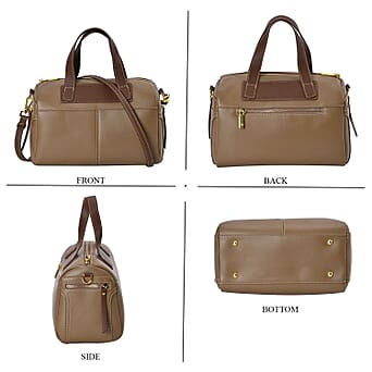 https://tjcuk.sirv.com/Products/76/0/7603767/100-Genuine-Leather-Crossbody-Bag-with-2-Long-Shoulder-Straps-Khaki_7603767_3.jpg?w=342&h=342