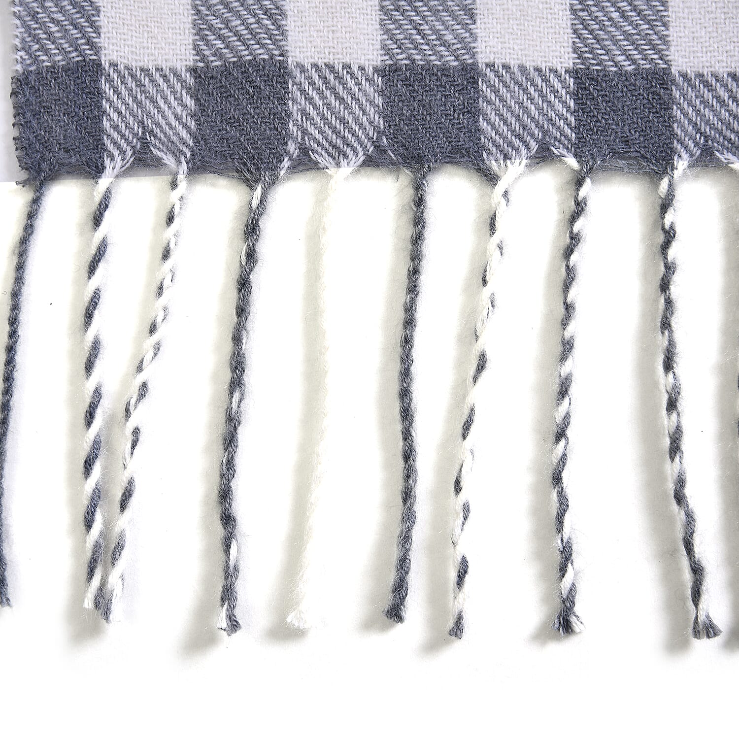Knit Scarf100%Polyester color - Grey