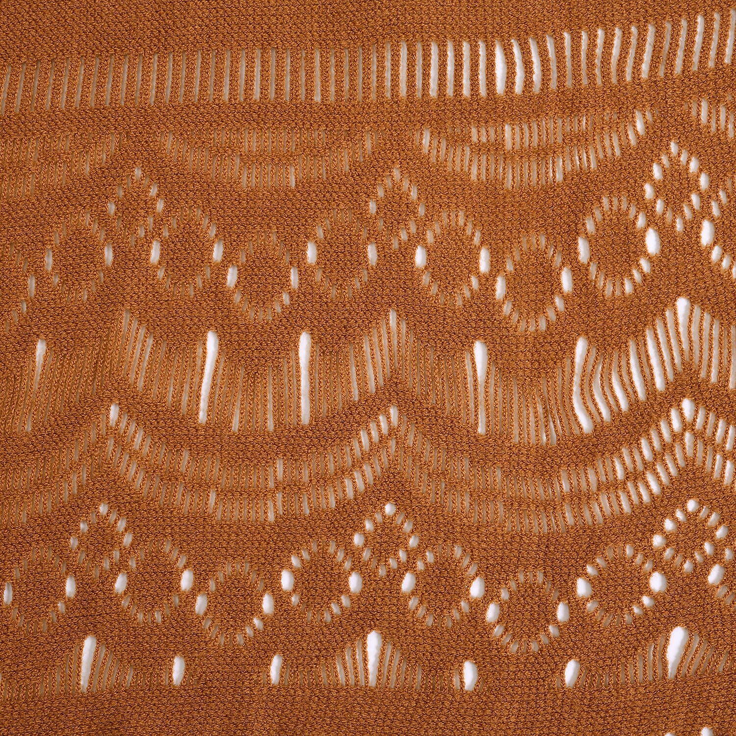 Knit Scarf100% Acrylic color - Brown