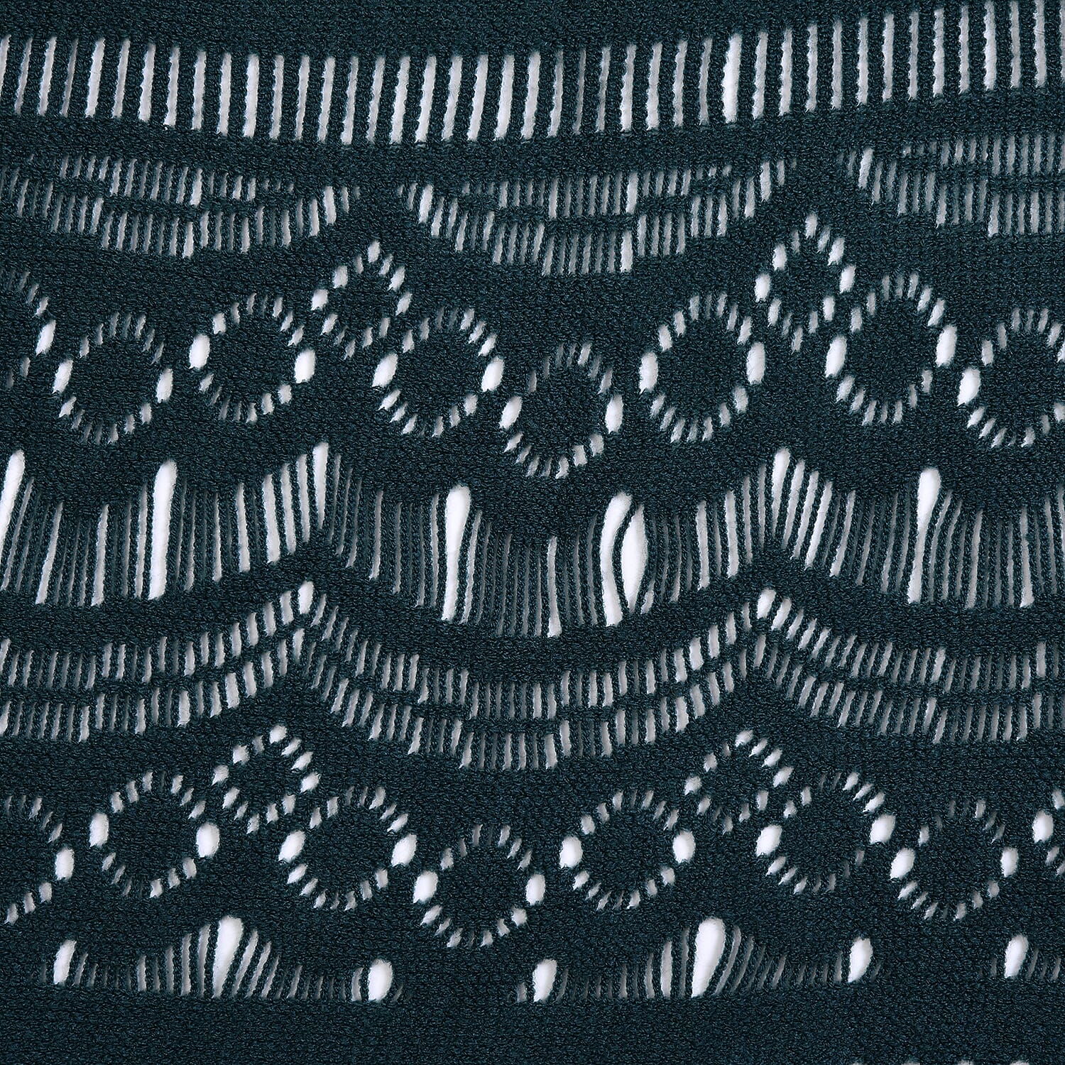 Winter New Arrival Knitted Shawl with Tassels (Size- 160x65 Cm) - Dark Green