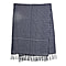 Knit Scarf100%Polyester Color - Black