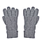 Tjc Essentials Jojoba Oil Infused Knitted Pair of Gloves - Black 