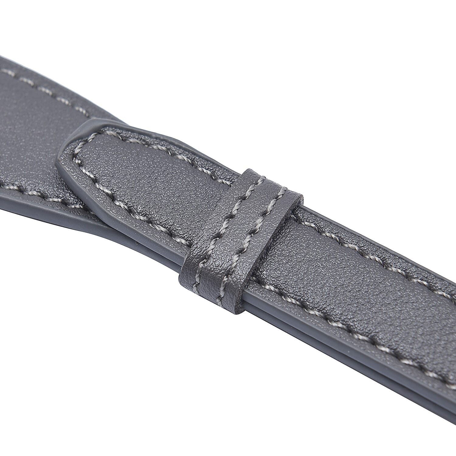 Stylish 3D Floral Pattern Handbag Strap (Size 100x 3 Cm ) - Grey