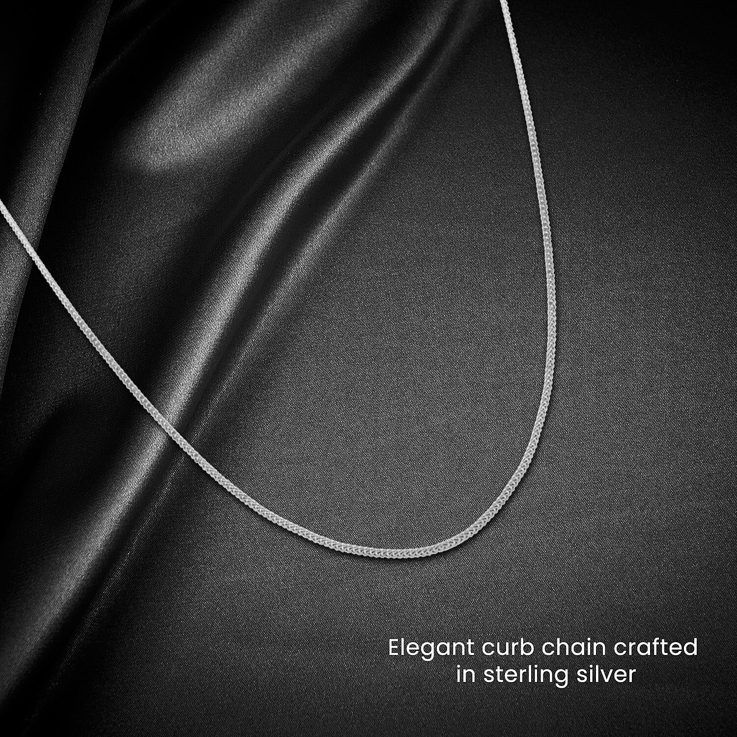 Sterling Silver Chain (Size - 24),  Silver Wt. 6.2 Gms