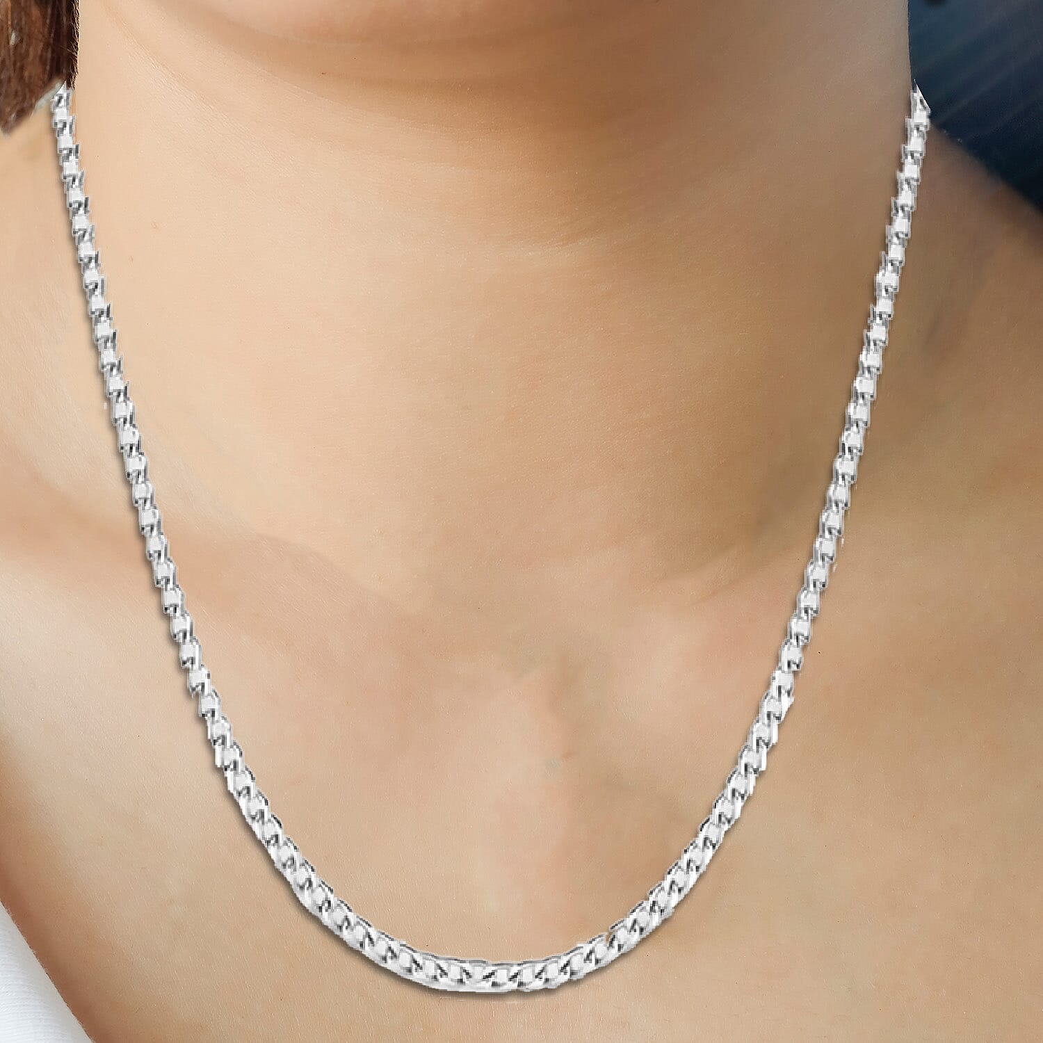 Sterling Silver Chain (Size - 16),  Silver Wt. 13.1 Gms