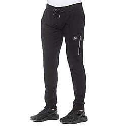 19V69 ITALIA by Alessandro Versace Zip Trim Jogger - Black