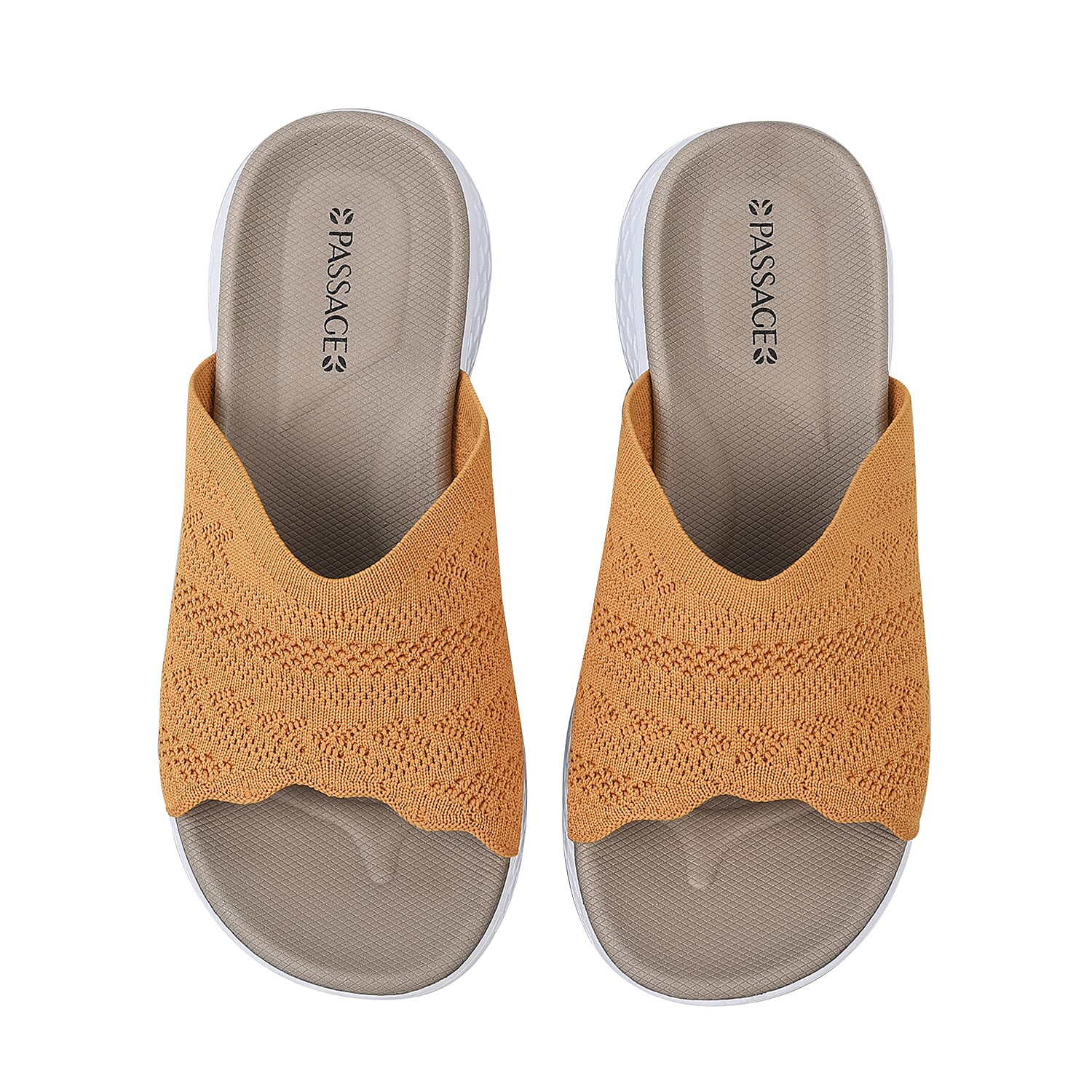 PASSAGE Ladies Flyknit Slippers - Navy