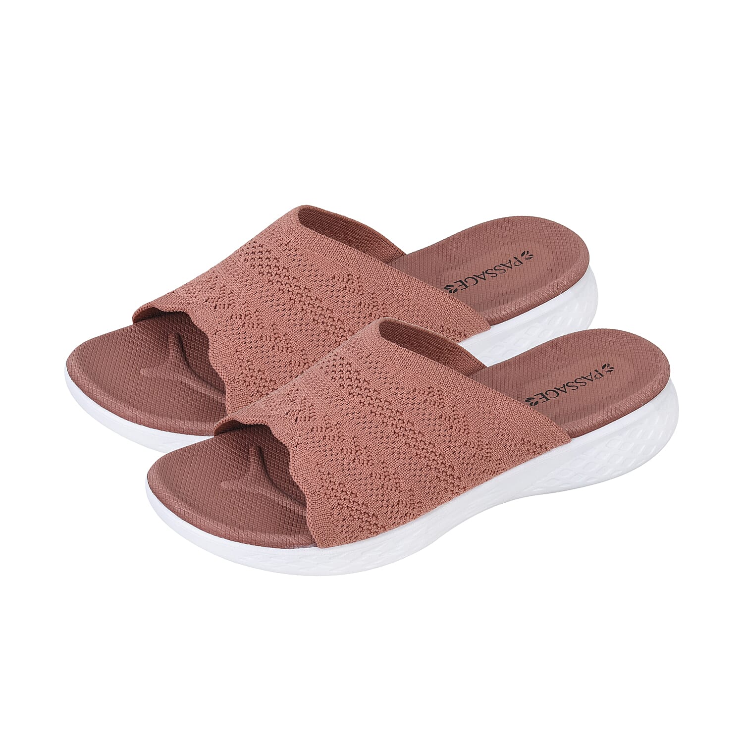 PASSAGE Ladies Flyknit Slippers - Navy