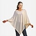 La Marey 100%Â Pashmina Wool Poncho - Black 