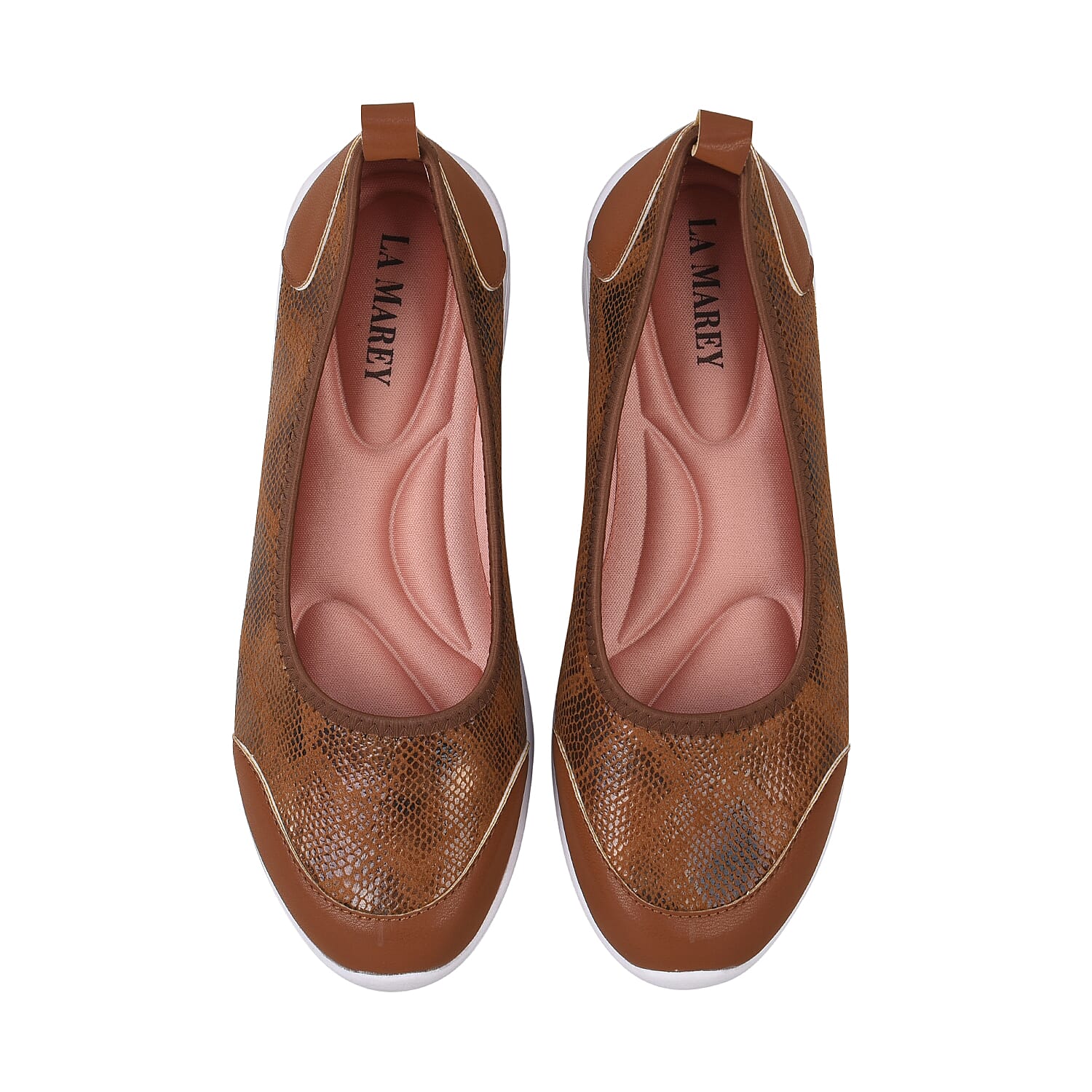 PASSAGE Snake Pattern Ladies Shoes - Black