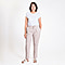 Pure And Natural - Ladies Stretchable Trouser (Size 12) - Light Blue
