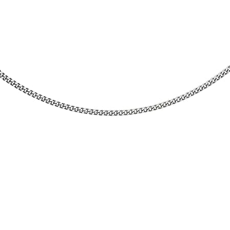Sterling Silver Panza Curb Chain 18 Inch Sterling Silver Panza Curb Chain 18 Inch