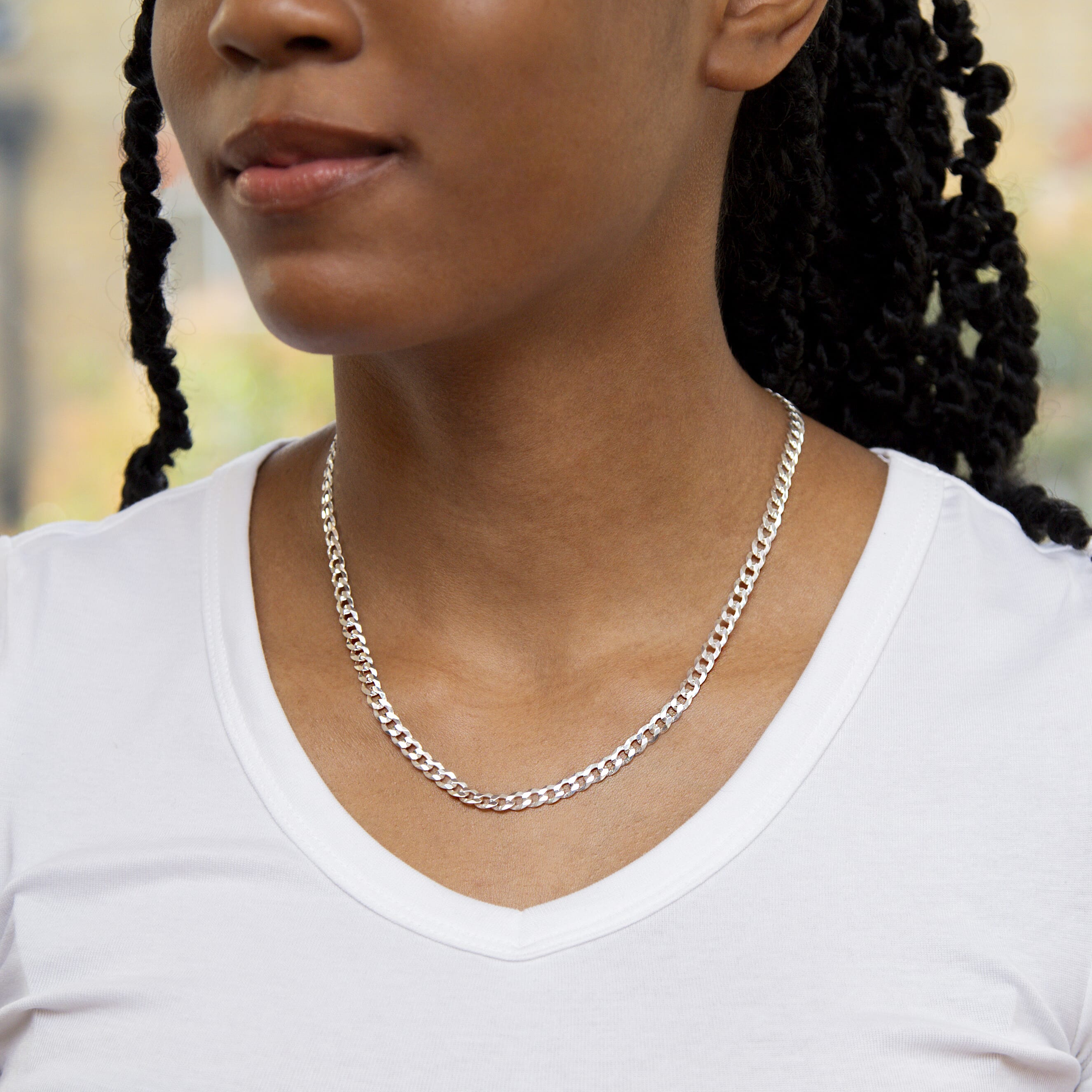 Sterling Silver Chain (Size - 18),  Silver Wt. 12.2 Gms