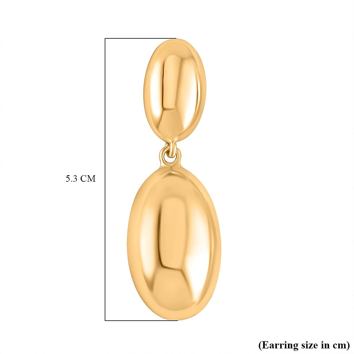 Designer Inspired - Pebble Design Dangle Earrings