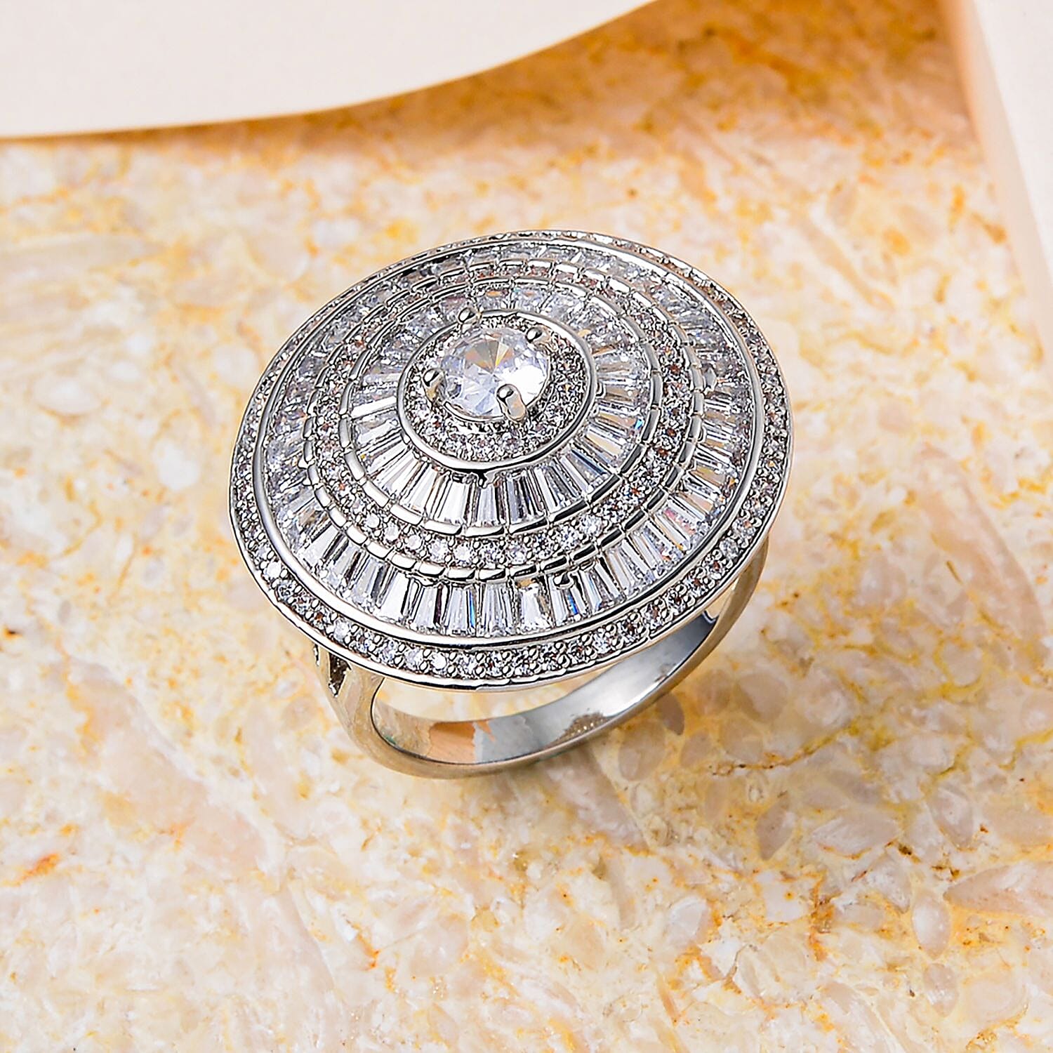 Close Out Deal - Cubic Zirconia Cocktail Ring