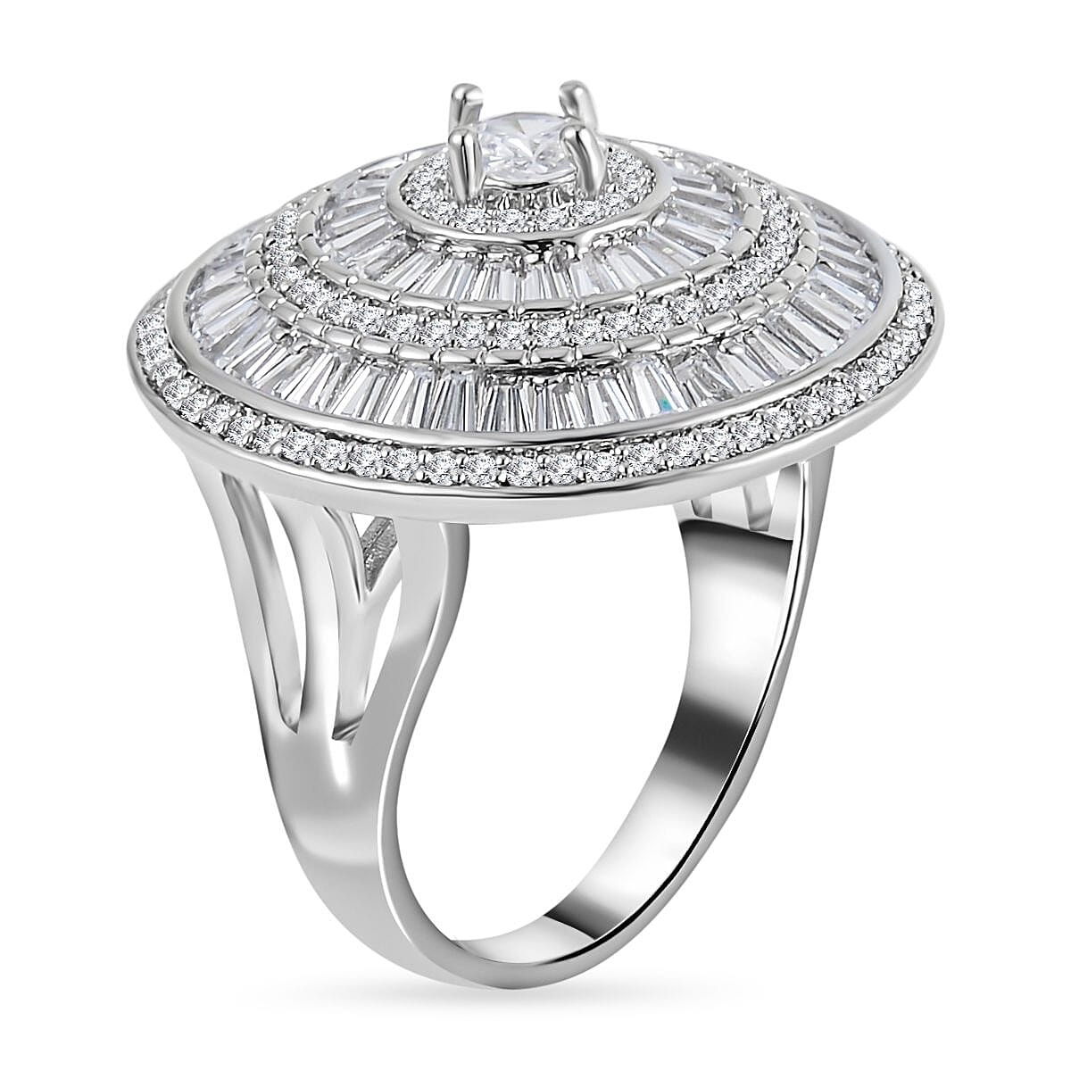 Close Out Deal - Cubic Zirconia Cocktail Ring