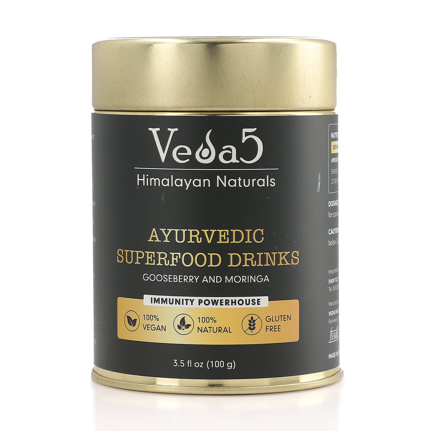 Veda 5 Amla & Moringa Supplements - 100 Gms