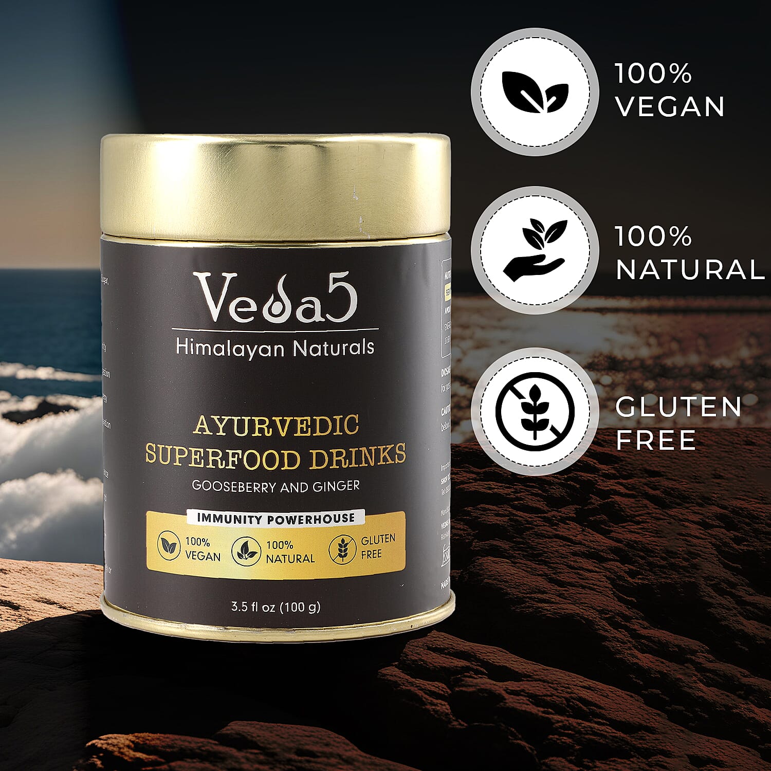 Veda 5 Amla - Ginger Supplements - 100 Gms
