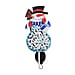 Solar Snowman Garden Stake LED Light