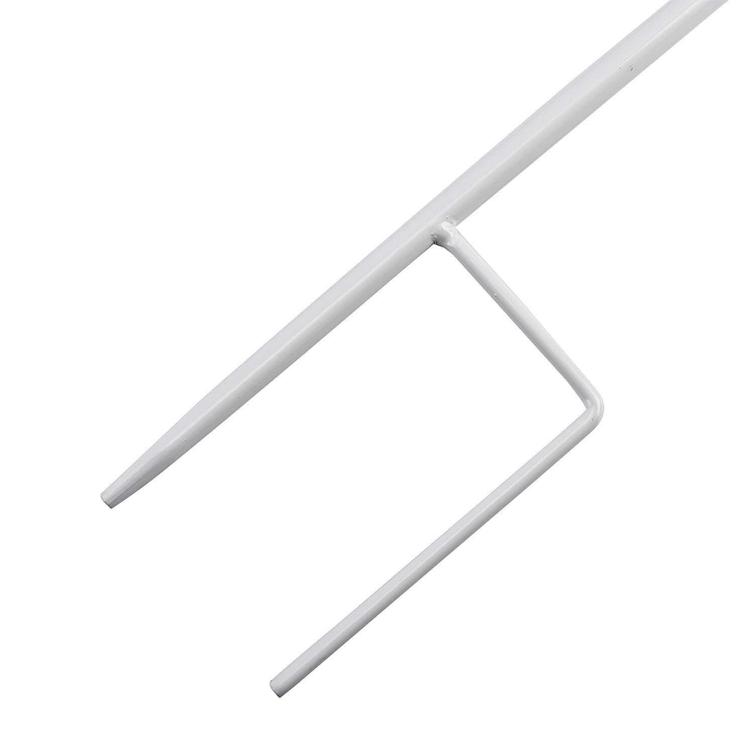 Solar Snowman Garden Stake Warm LED Light - White