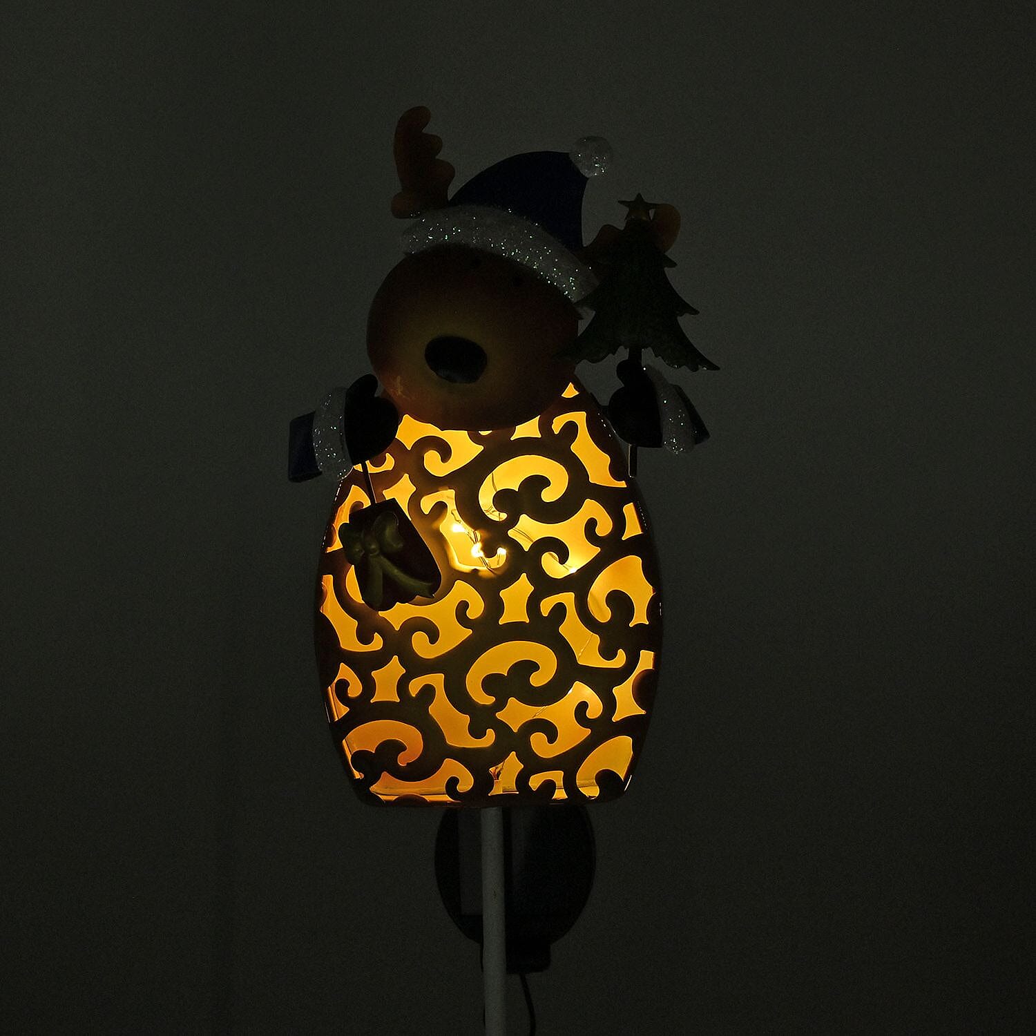 Solar Deer Garden Stake LED Light - Brown