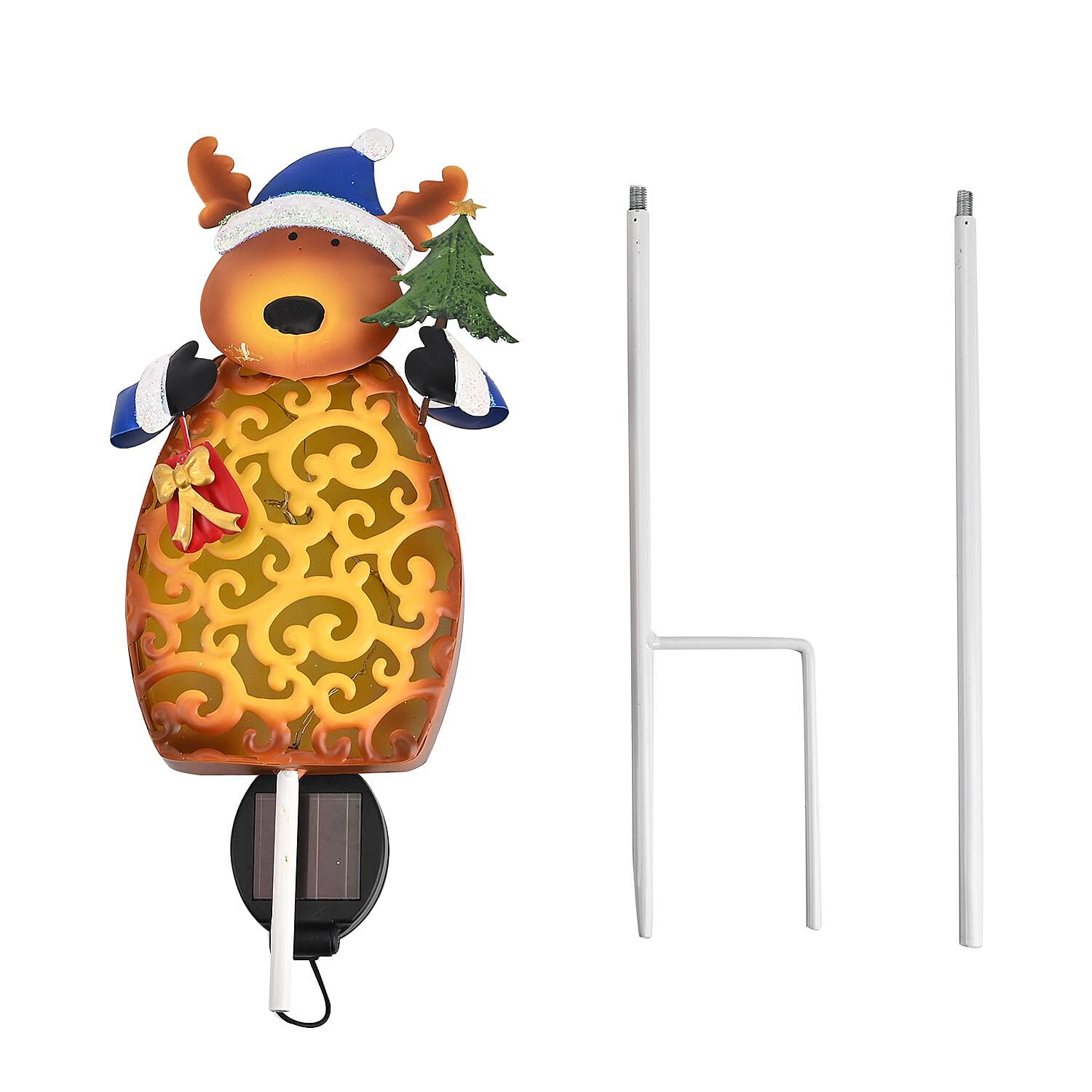 Solar Deer Garden Stake LED Light - Brown