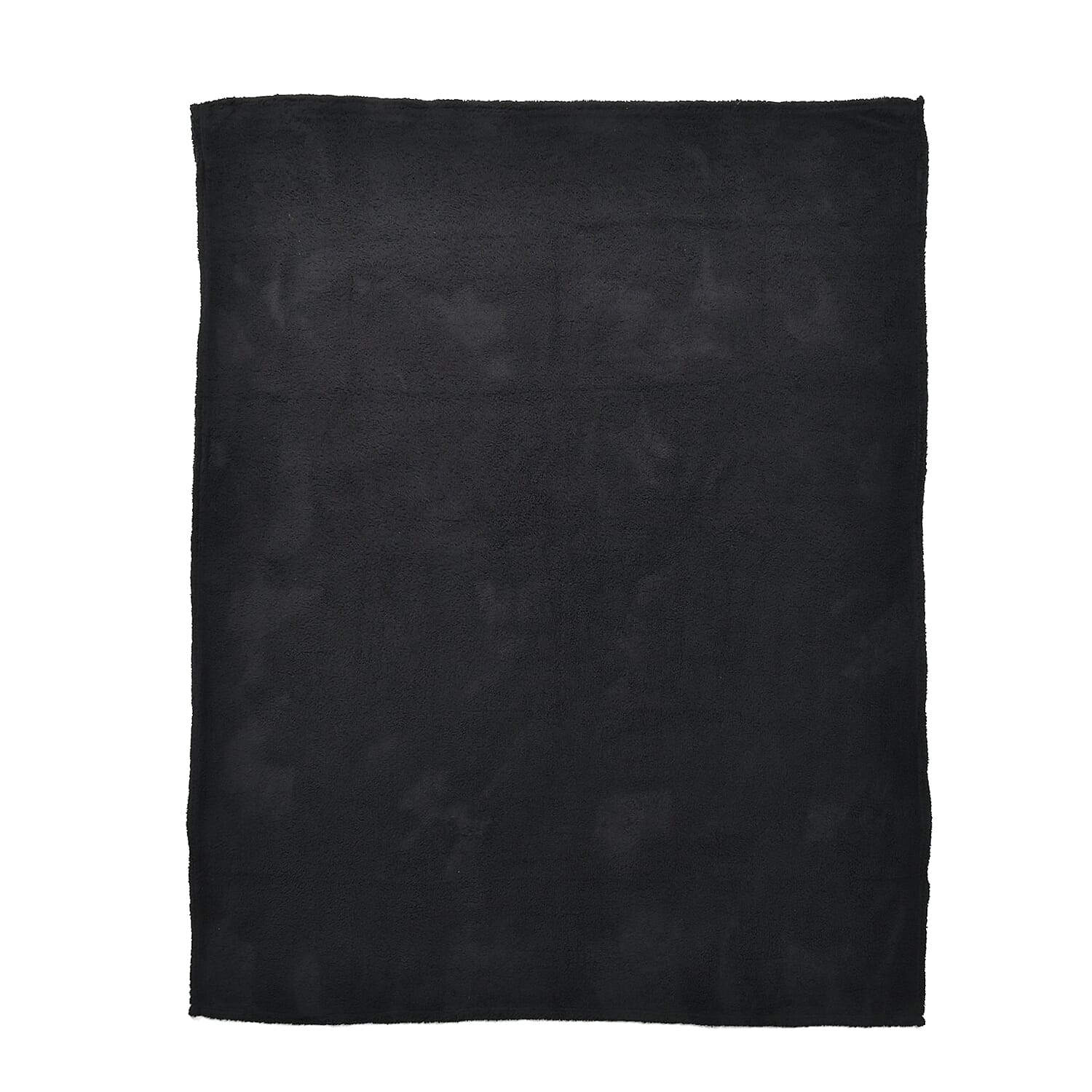WINTER MEGA OFFER- Ultra Soft Sherpa Blanket (Size 200x150 cm) - Black