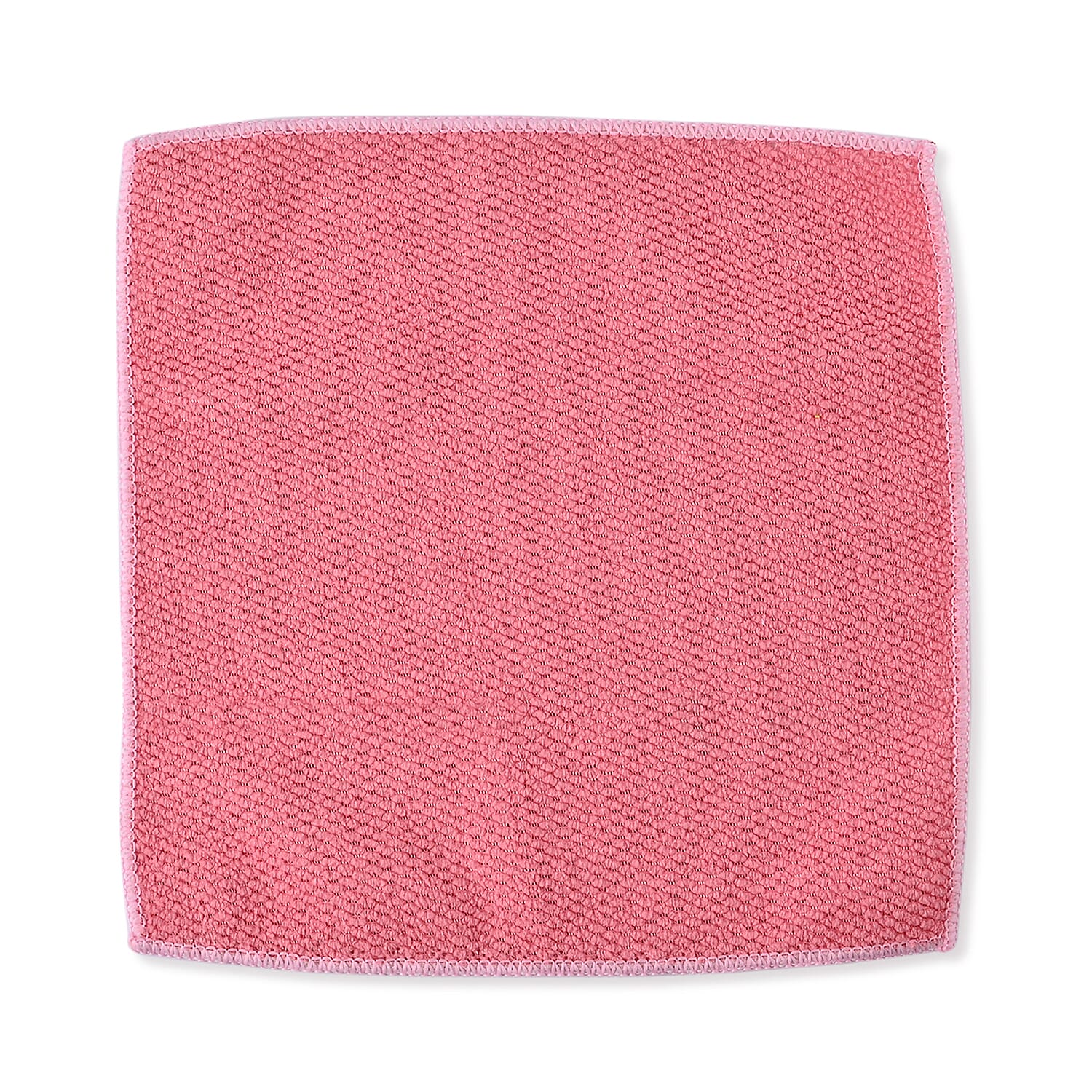 Set of 20 Double Sided Microfibre & Scratch Fibre Dish Cloth (Size 25x25 cm) - Pink & Blue