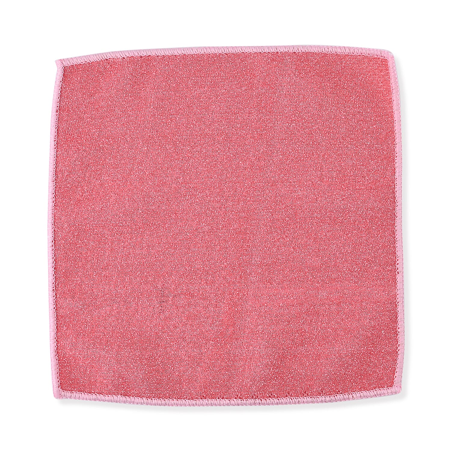 Set of 20 Double Sided Microfibre & Scratch Fibre Dish Cloth (Size 25x25 cm) - Pink & Blue