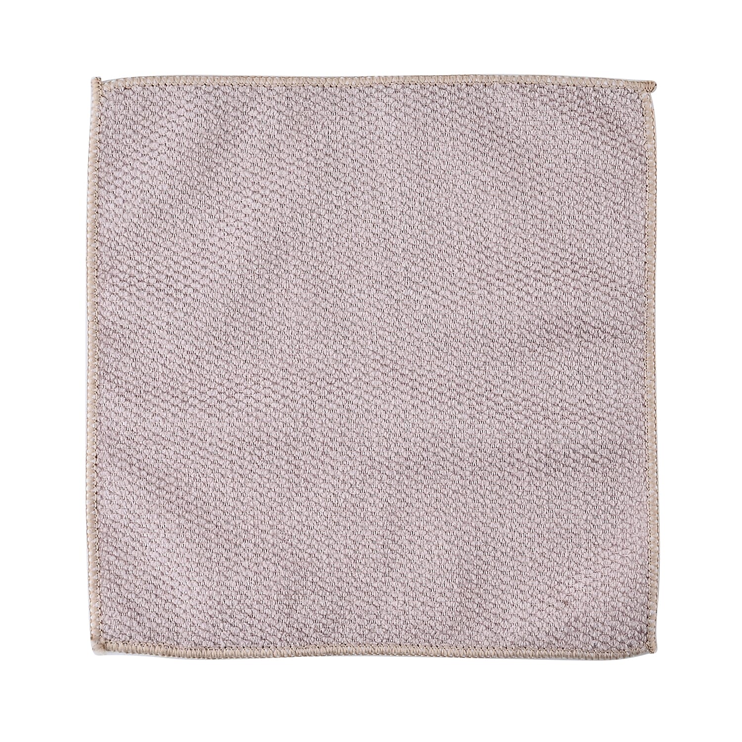 Set of 20 Double Sided Microfibre & Scratch Fibre Dish Cloth (Size 25x25 cm) - Pink & Beige