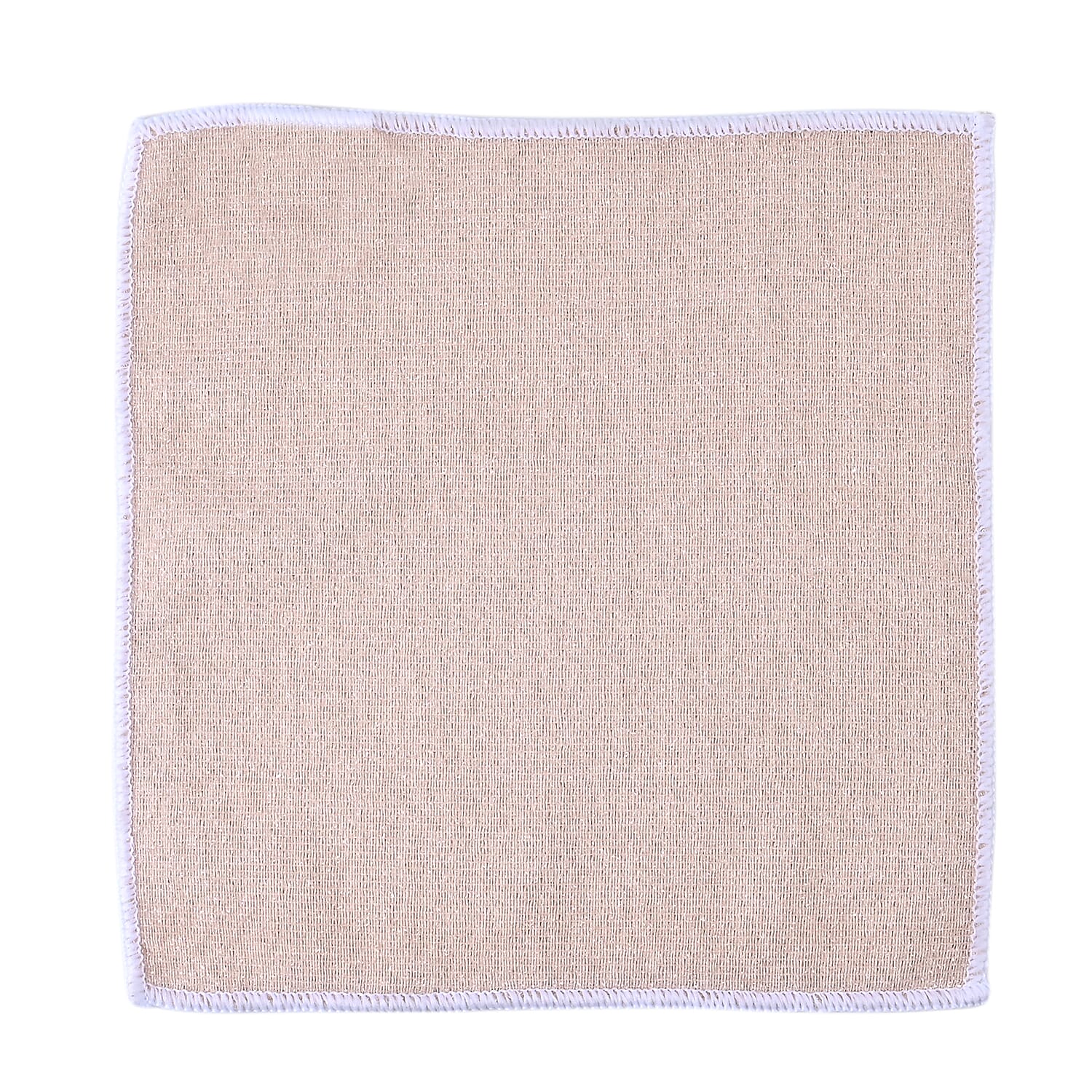 Set of 20 Double Sided Microfibre & Scratch Fibre Dish Cloth (Size 25x25 cm) - Blue & Beige