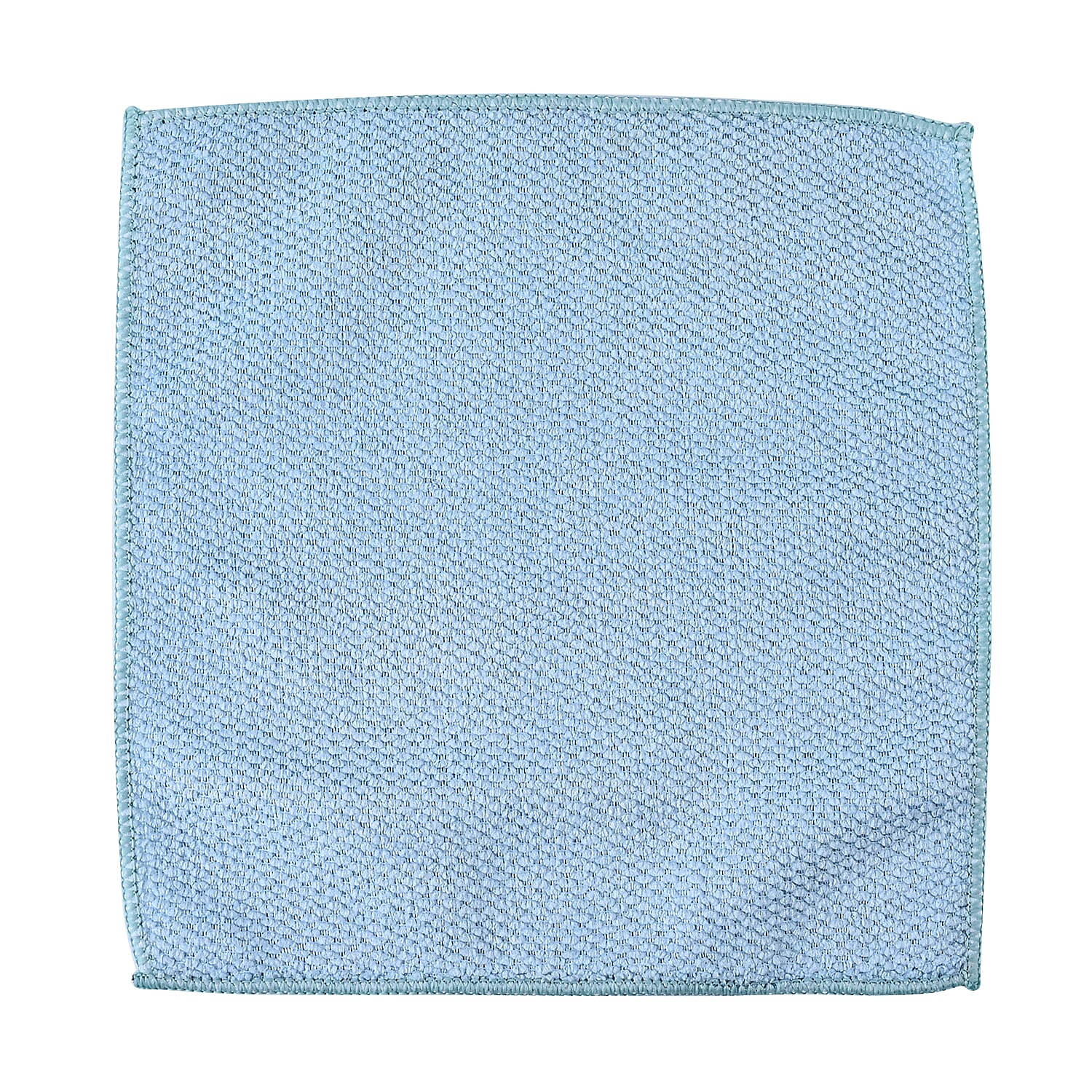 Set of 20 Double Sided Microfibre & Scratch Fibre Dish Cloth (Size 25x25 cm) - Blue & Beige
