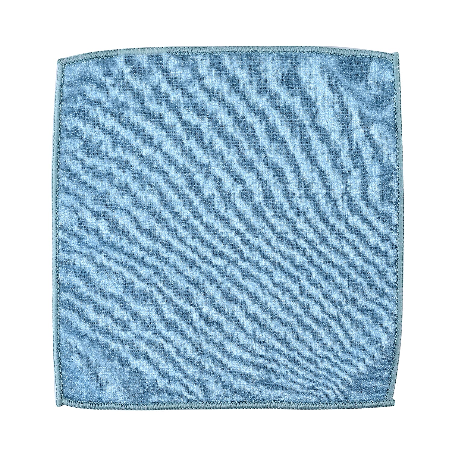 Set of 20 Double Sided Microfibre & Scratch Fibre Dish Cloth (Size 25x25 cm) - Blue & Beige