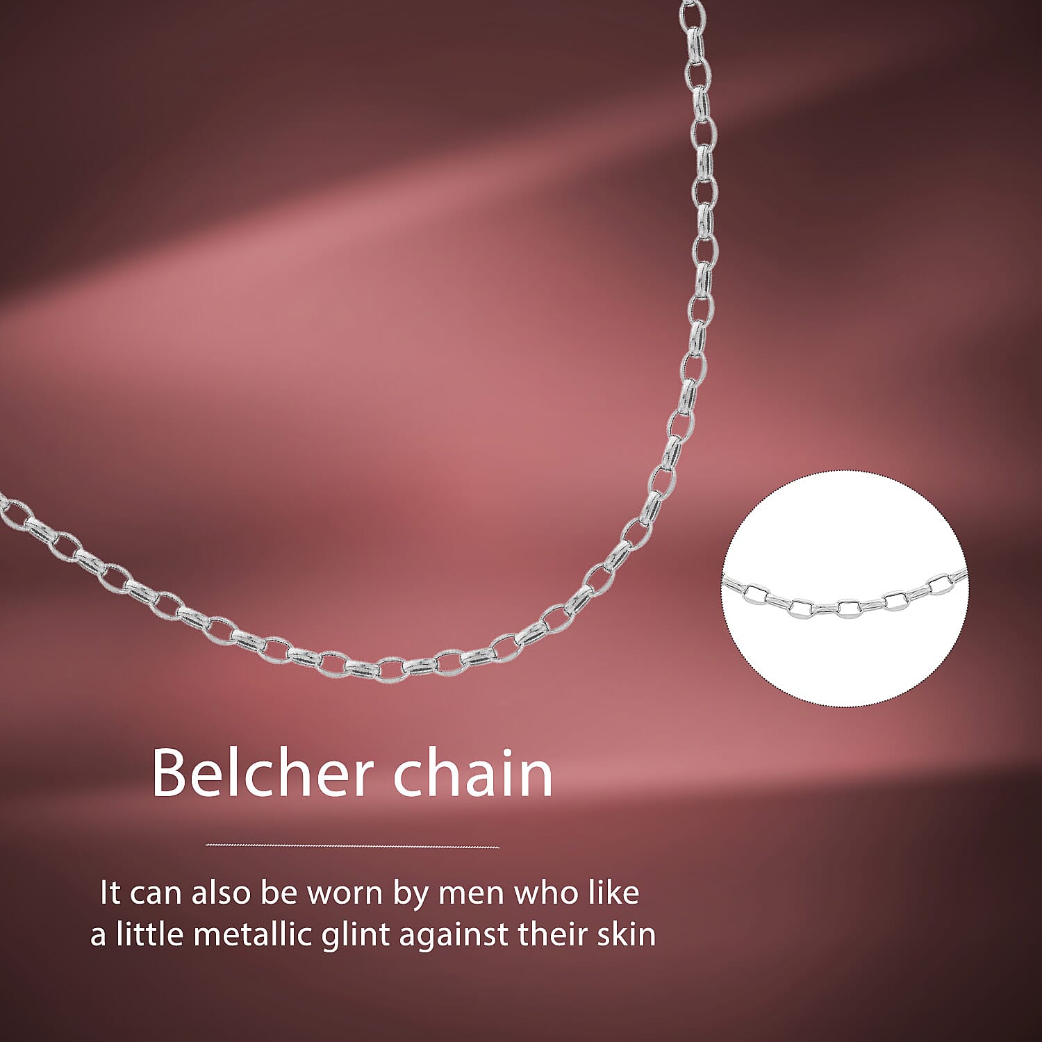 Sterling Silver Chain (Size - 18)