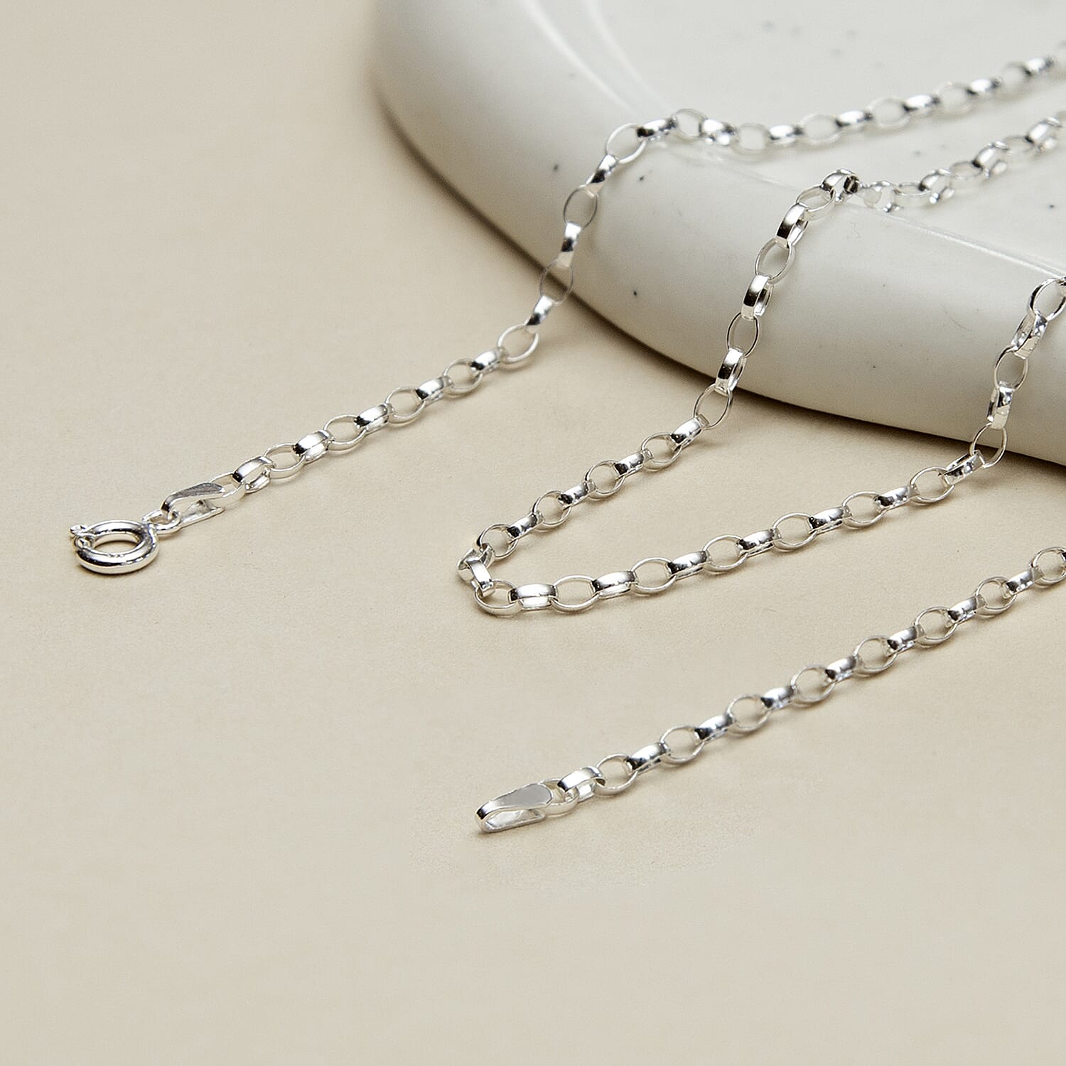 Sterling Silver Chain (Size - 24),  Silver Wt. 5.3 Gms
